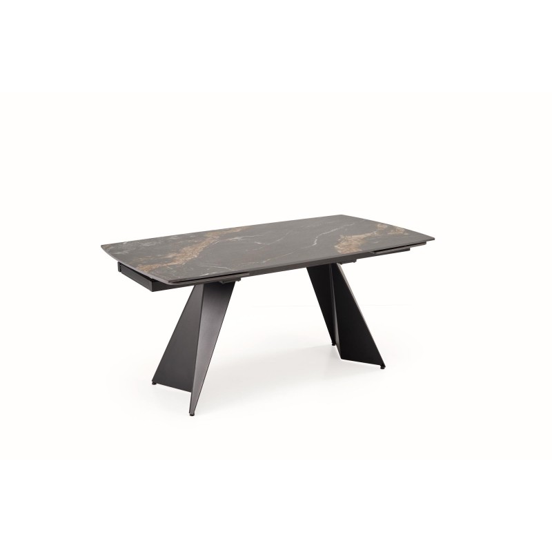 ARMANI stół rozkładany, czarny marmur / czarny (2p 1szt) ARMANI stół rozkładany, czarny marmur / czarny (2p 1szt)
