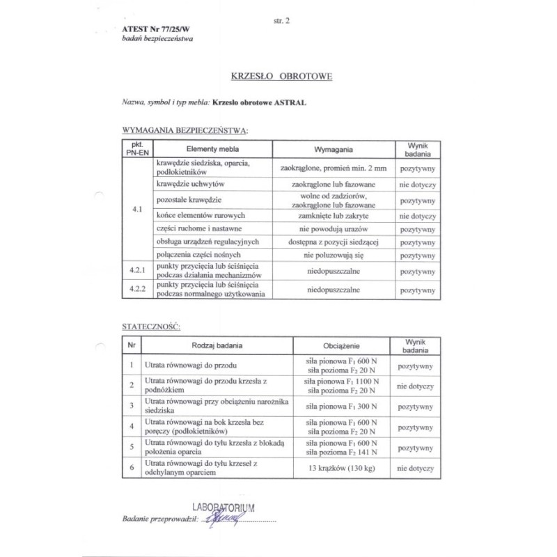 ASTRAL fotel gabinetowy czarny (1p 1szt) ASTRAL fotel gabinetowy czarny (1p 1szt)