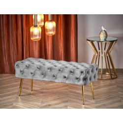 'ATHENA Ash Grey / Gold Bench' 'ATHENA Ash Grey / Gold Bench'