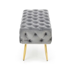 'ATHENA Ash Grey / Gold Bench' 'ATHENA Ash Grey / Gold Bench'