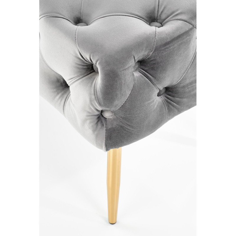 'ATHENA Ash Grey / Gold Bench' 'ATHENA Ash Grey / Gold Bench'
