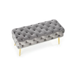 'ATHENA Ash Grey / Gold Bench' 'ATHENA Ash Grey / Gold Bench'