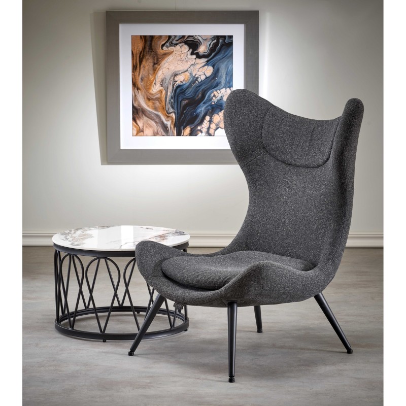 'ATLANTIS Relaxation Chair in Anthracite / Black' 'ATLANTIS Relaxation Chair in Anthracite / Black'