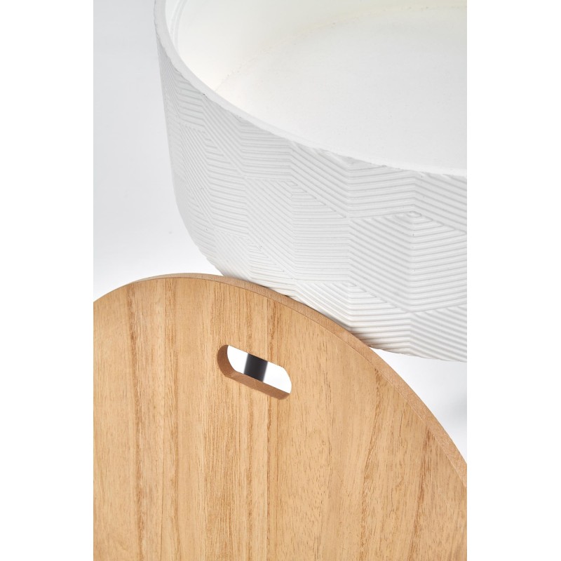 'AURA White Coffee Table' 'AURA White Coffee Table'