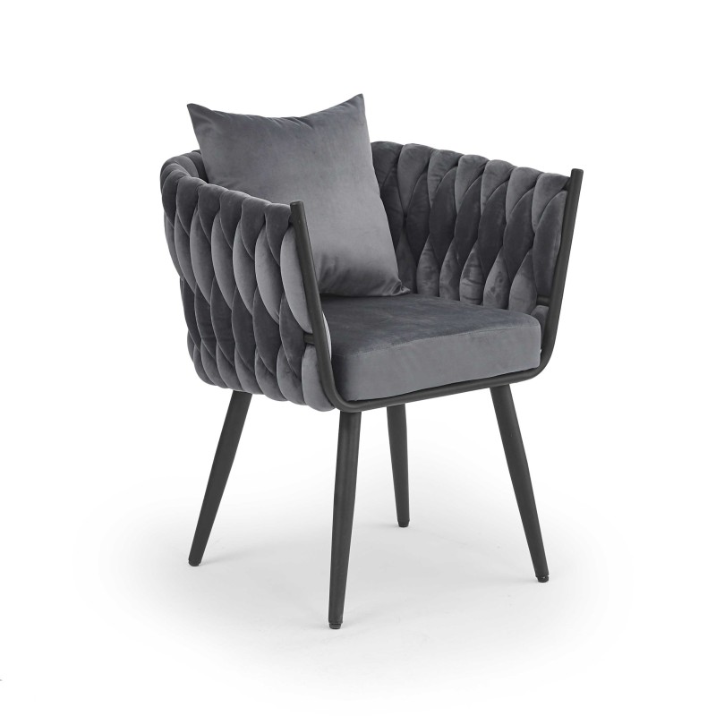 'AVATAR 2 Relaxation Armchair in Ash Grey/Black'