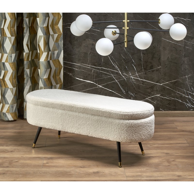 'AVEIRO Bench with Storage Function, Cream' 'AVEIRO Bench with Storage Function, Cream'