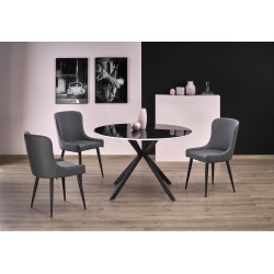 'AVELAR Tabletop - Black / White, Frame - Black'
