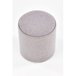 'AVIKO Set of 2 Poufs, Light Ash' 'AVIKO Set of 2 Poufs, Light Ash'