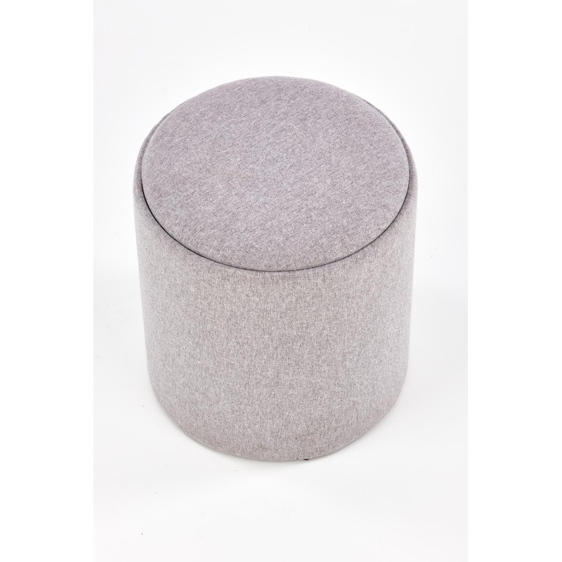 'AVIKO Set of 2 Poufs, Light Ash' 'AVIKO Set of 2 Poufs, Light Ash'