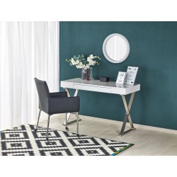 'B31 White-Chrome Desk'