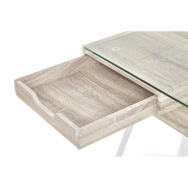 'B33 Sonoma Oak-White Desk' 'B33 Sonoma Oak-White Desk'