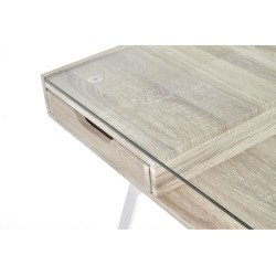 'B33 Sonoma Oak-White Desk' 'B33 Sonoma Oak-White Desk'