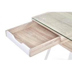 'B33 Sonoma Oak-White Desk' 'B33 Sonoma Oak-White Desk'