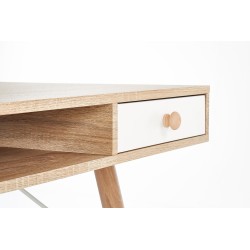B34 Sonoma Oak-White Desk B34 Sonoma Oak-White Desk
