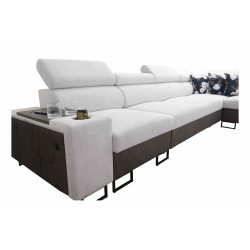 Prestige XI Maxi Corner Sofa with Sleeping Function and USB Port | Upholstered Corner Sofa, Soft to the Touch, Freya 210.18 + Ta Prestige XI Maxi Corner Sofa with Sleeping Function and USB Port | Upholstered Corner Sofa, Soft to the Touch, Freya 210.18 + Ta