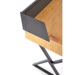 'B43 Golden Oak / Black Desk' 'B43 Golden Oak / Black Desk'