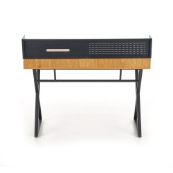 'B43 Golden Oak / Black Desk' 'B43 Golden Oak / Black Desk'
