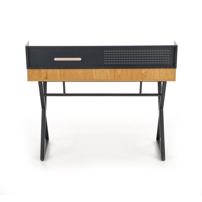 'B43 Golden Oak / Black Desk' 'B43 Golden Oak / Black Desk'