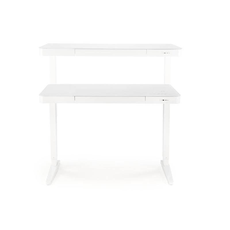 'B52 Adjustable Height Desk, White' 'B52 Adjustable Height Desk, White'