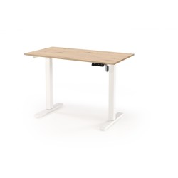 'B53 Desk with Height Adjustment Function, Artisan Oak / White' 'B53 Desk with Height Adjustment Function, Artisan Oak / White'