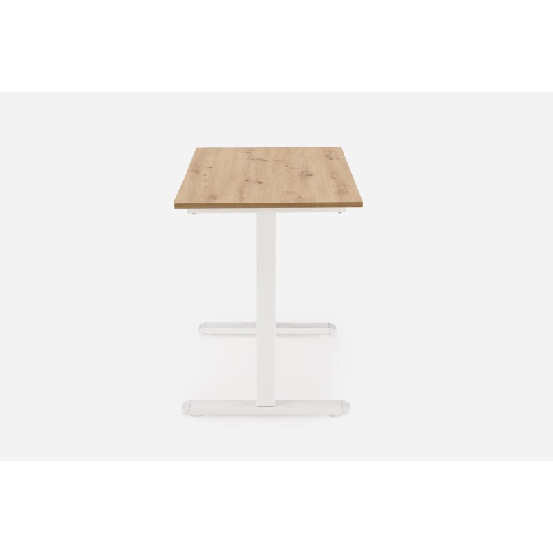 'B53 Desk with Height Adjustment Function, Artisan Oak / White' 'B53 Desk with Height Adjustment Function, Artisan Oak / White'