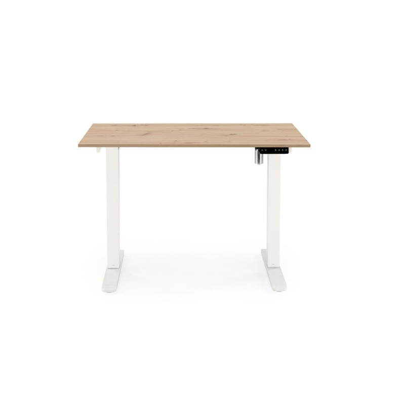 'B53 Desk with Height Adjustment Function, Artisan Oak / White' 'B53 Desk with Height Adjustment Function, Artisan Oak / White'