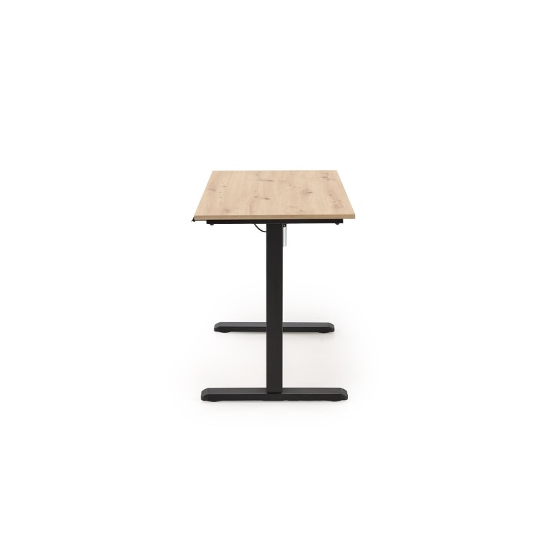 'B53 Desk with Height Adjustment Function, Artisan Oak / Black' 'B53 Desk with Height Adjustment Function, Artisan Oak / Black'