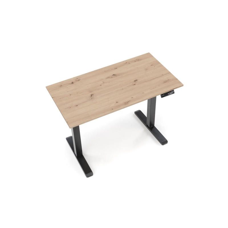 B53 biurko biurko z funkcją regulacji wysokości, dąb artisan / czarny (2p 1szt) B53 biurko biurko z funkcją regulacji wysokości, dąb artisan / czarny (2p 1szt)