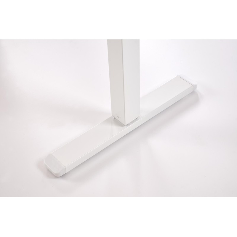 'B54 Desk with Height Adjustment Feature, Top - White, Frame - White' 'B54 Desk with Height Adjustment Feature, Top - White, Frame - White'