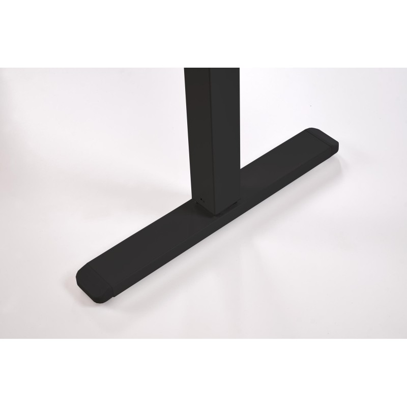 'B54 Desk with Height Adjustment Feature, Top - White, Frame - Black' 'B54 Desk with Height Adjustment Feature, Top - White, Frame - Black'