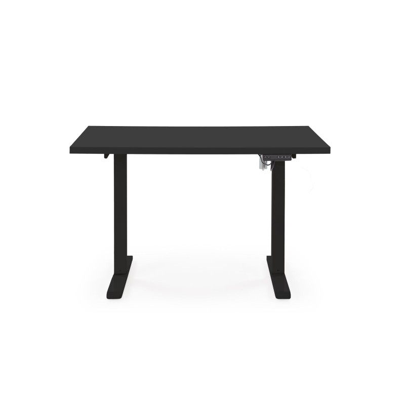'B54 Desk with Height Adjustment Feature, Top - Black, Frame - Black' 'B54 Desk with Height Adjustment Feature, Top - Black, Frame - Black'