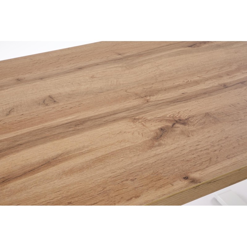 B54 biurko z funkcją regulacji wysokości, blat - dąb artisan, stelaż - biały (2p 1szt) B54 biurko z funkcją regulacji wysokości, blat - dąb artisan, stelaż - biały (2p 1szt)