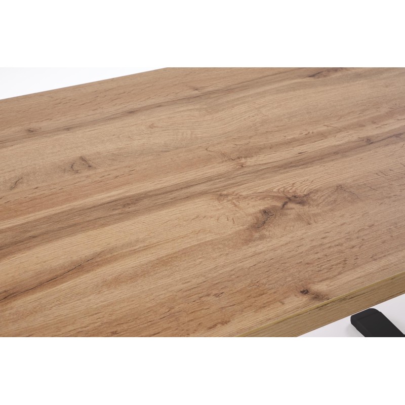 B54 biurko z funkcją regulacji wysokości, blat - dąb artisan, stelaż - czarny (2p 1szt) B54 biurko z funkcją regulacji wysokości, blat - dąb artisan, stelaż - czarny (2p 1szt)