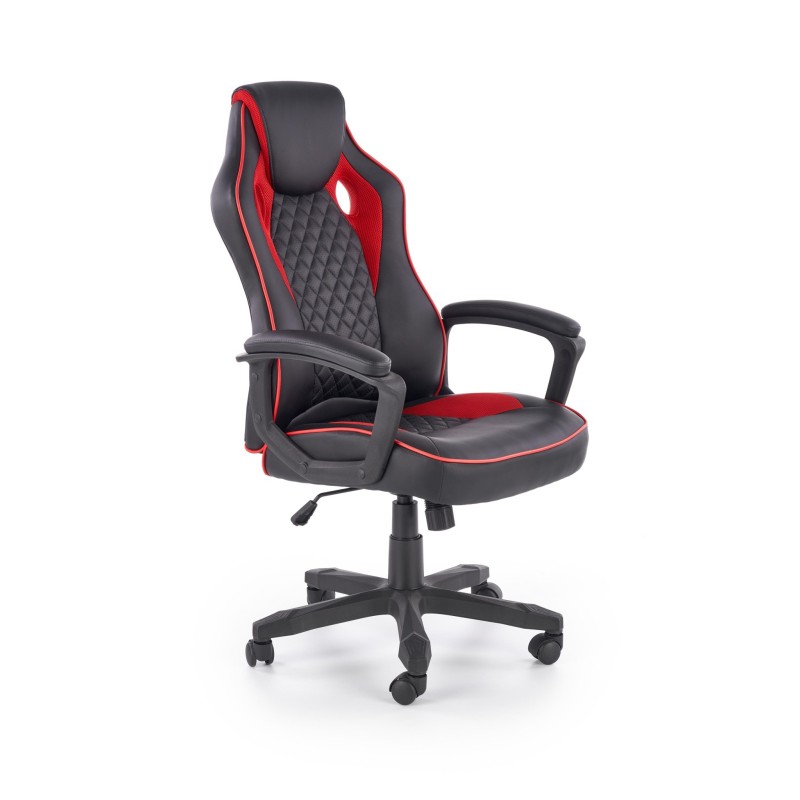 BAFFIN fotel gabinetowy czarny / czerwony BAFFIN fotel gabinetowy czarny / czerwony