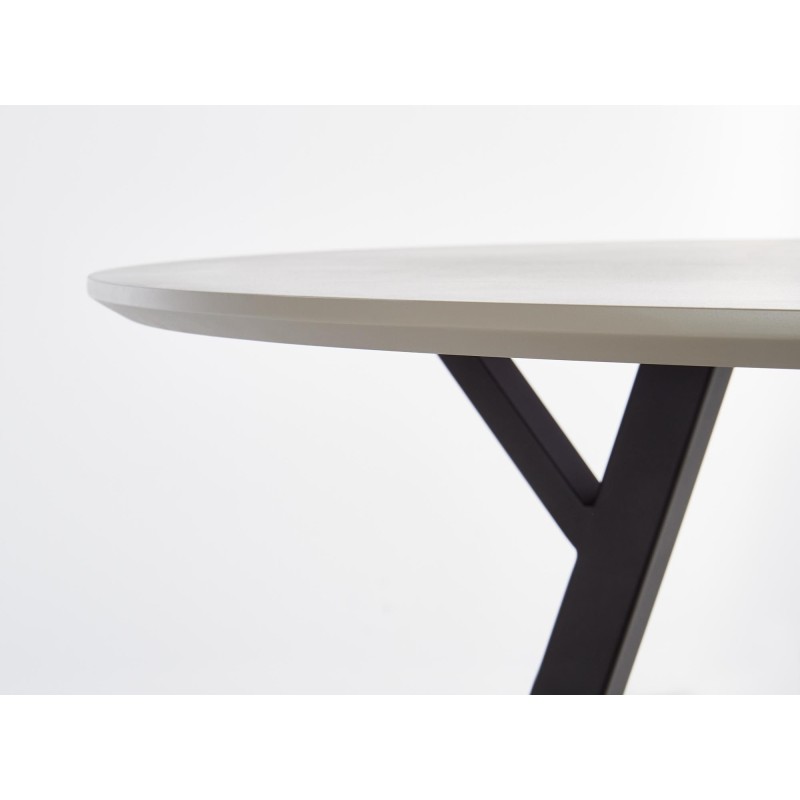 'BALROG ROUND table, frame - black, top - light ash' 'BALROG ROUND table, frame - black, top - light ash'
