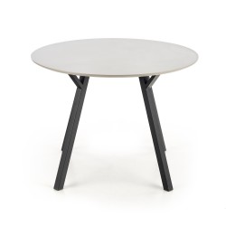 'BALROG ROUND table, frame - black, top - light ash' 'BALROG ROUND table, frame - black, top - light ash'