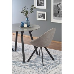 'BALROG ROUND table, frame - black, top - light ash' 'BALROG ROUND table, frame - black, top - light ash'