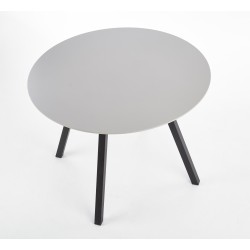'BALROG ROUND table, frame - black, top - light ash' 'BALROG ROUND table, frame - black, top - light ash'