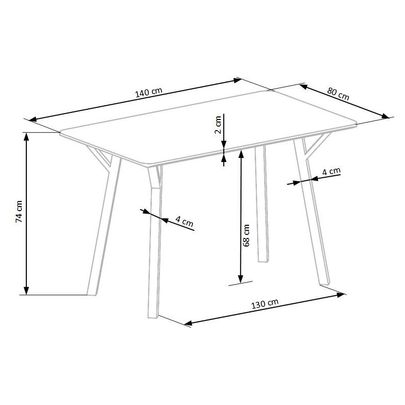 'BALROG Table, Frame - Black, Top - Light Ash' 'BALROG Table, Frame - Black, Top - Light Ash'
