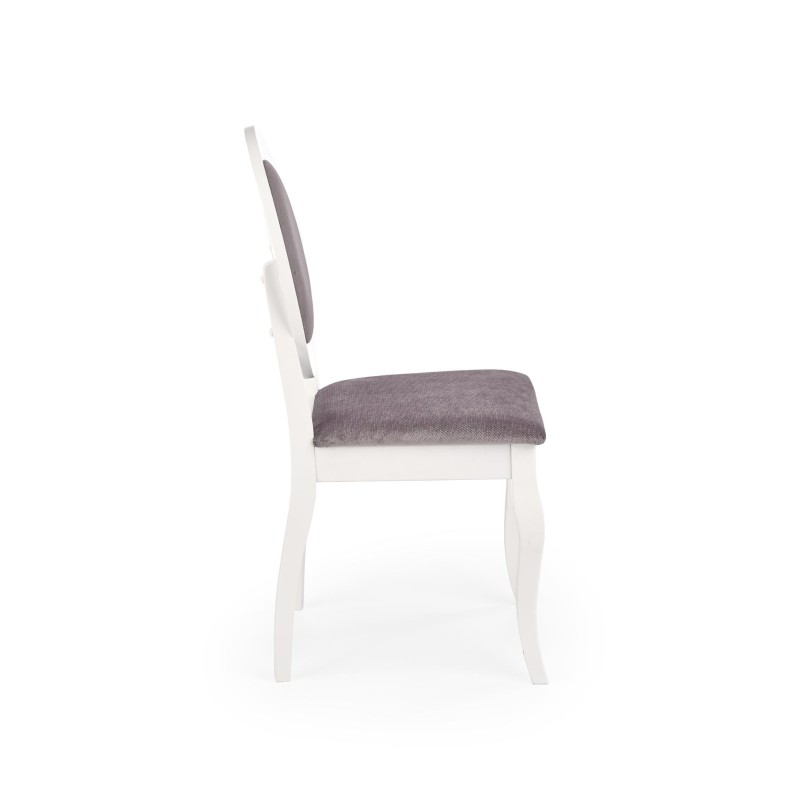 'BAROCK White / Ash Grey Chair' 'BAROCK White / Ash Grey Chair'