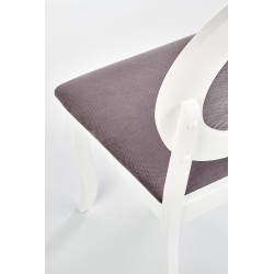 'BAROCK White / Ash Grey Chair' 'BAROCK White / Ash Grey Chair'