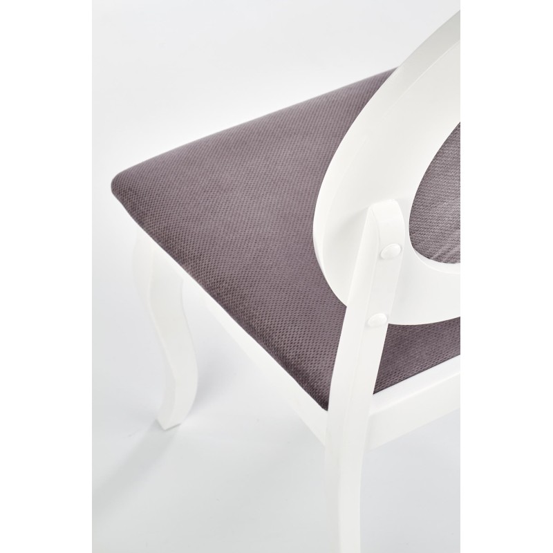 'BAROCK White / Ash Grey Chair' 'BAROCK White / Ash Grey Chair'