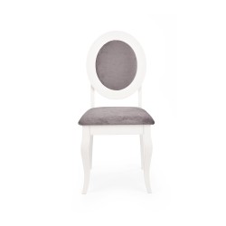 'BAROCK White / Ash Grey Chair' 'BAROCK White / Ash Grey Chair'