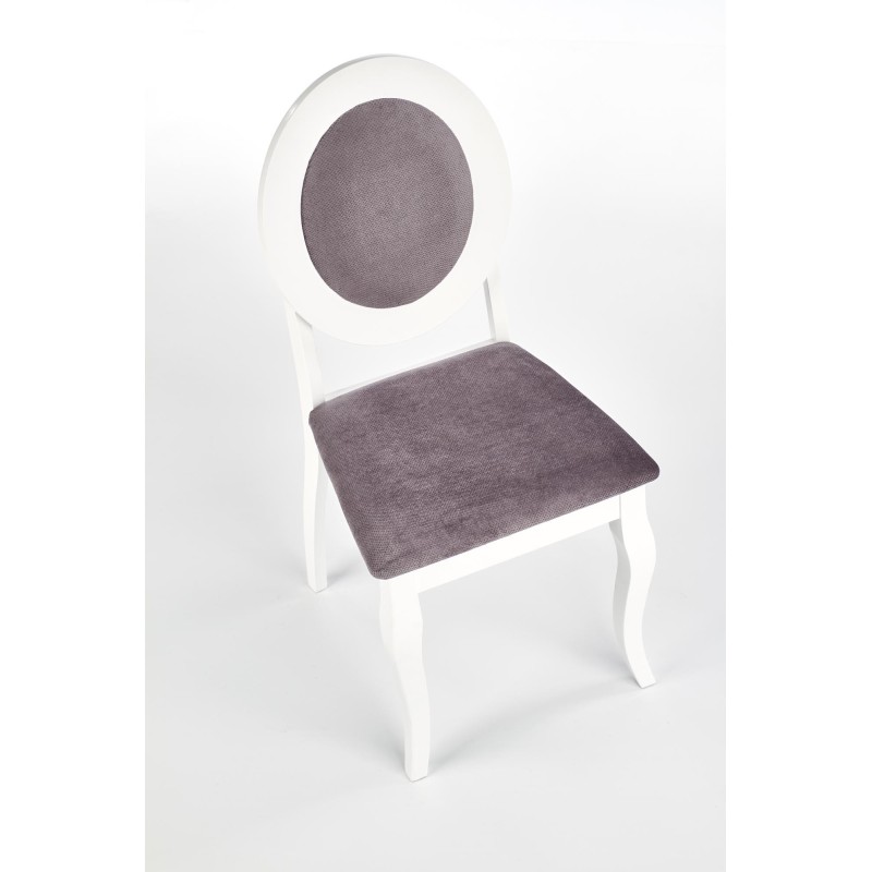 'BAROCK White / Ash Grey Chair' 'BAROCK White / Ash Grey Chair'