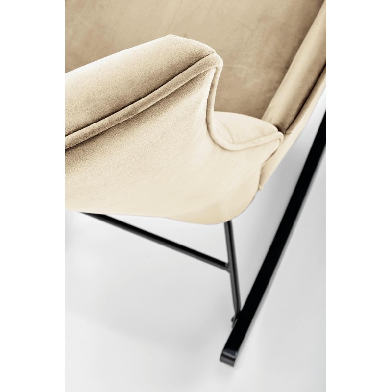 'BAZALTO Beige Rocking Chair' 'BAZALTO Beige Rocking Chair'