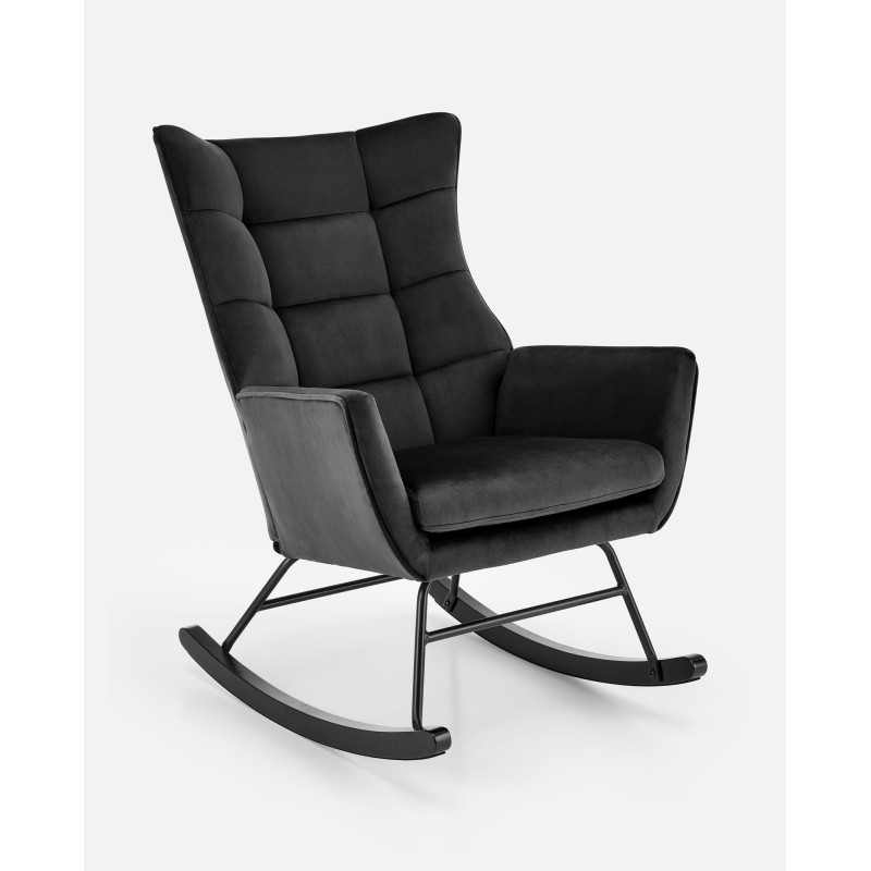 'BAZALTO Black Rocking Chair' 'BAZALTO Black Rocking Chair'