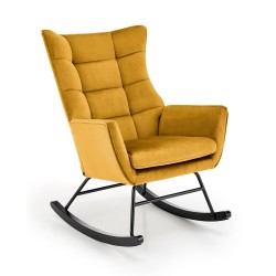 BAZALTO fotel bujany musztardowy (1p 1szt)