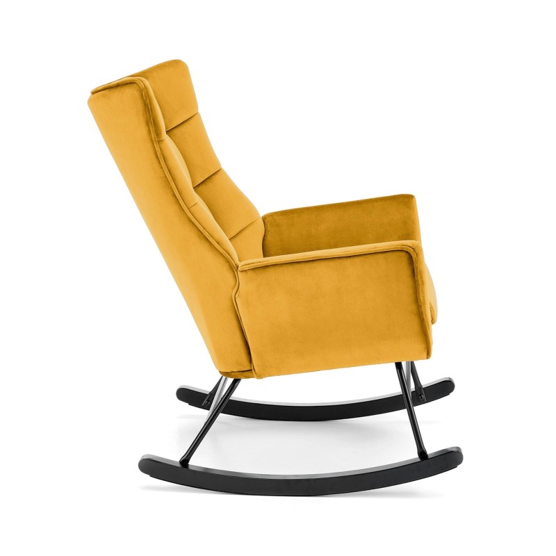 'BAZALTO Mustard Rocking Chair' 'BAZALTO Mustard Rocking Chair'