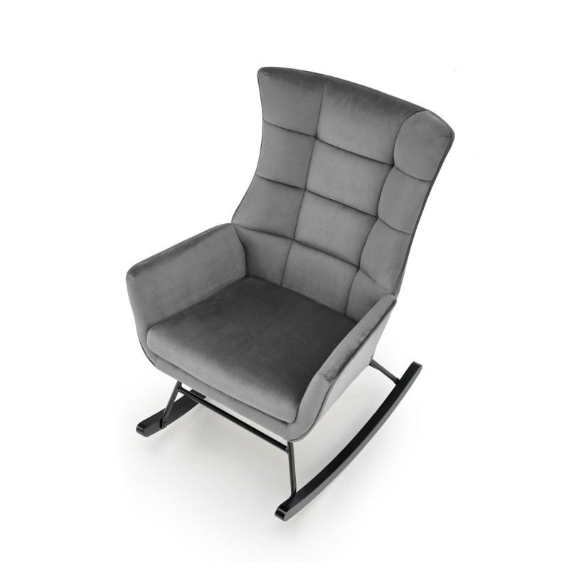 'BAZALTO Ash Grey Rocking Chair' 'BAZALTO Ash Grey Rocking Chair'