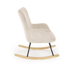 'BELMIRO Relaxation Armchair with Rocking Function, Cream' 'BELMIRO Relaxation Armchair with Rocking Function, Cream'
